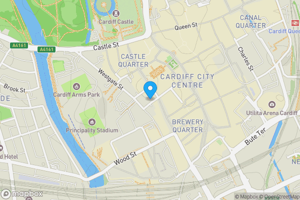 Map location for 35 Golate Court Golate Street, Cardiff, CF10 1EU