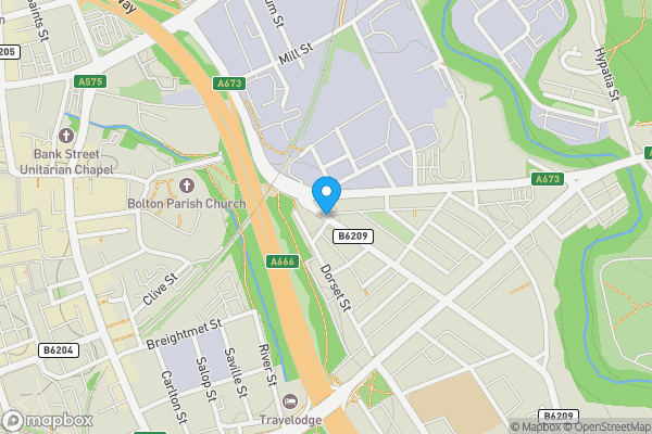 Map location for Castle Street, BOLTON, Lancashire, BL2 1AD