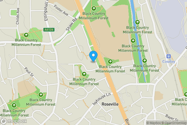 Map location for 466 Birmingham New Road, Bilston, West Midlands, WV14 9QB