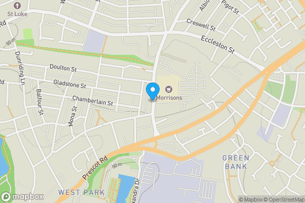 Map location for Boundary Road, ST. HELENS, Merseyside, WA10 2PT