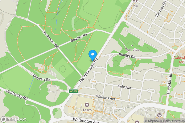 Map location for Burger King & ARC Car Wash Wellington Avenue Aldershot Hampshire GU11 1ST