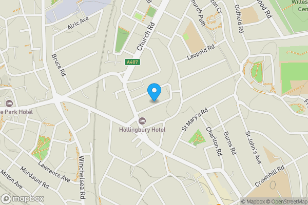 Map location for 17A Tunley Road, Harlesden, London, NW10 9JR