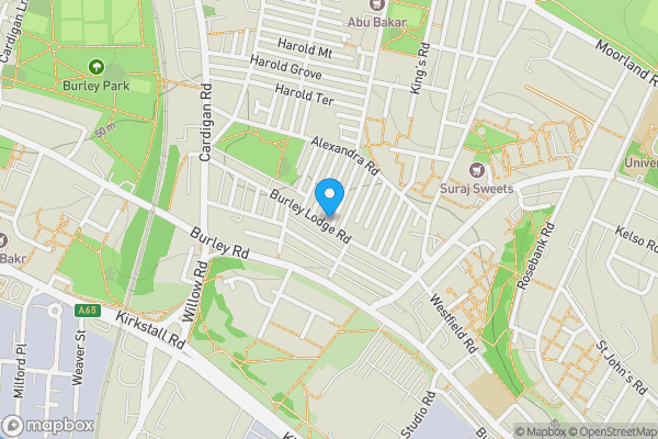 Map location for 36 Autumn Avenue, Leeds , West Yorkshire LS6 1RE