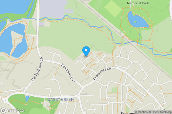 Map location for Plot 9 Land Lying to the North of Rosemary Lane, Blackwater, Camberley, Surrey, GU17 0ER
