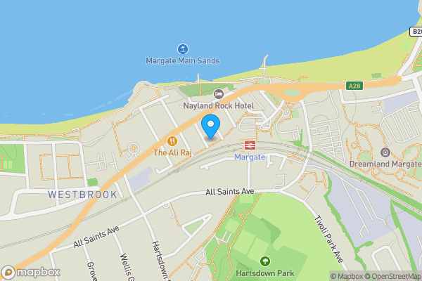 Map location for 17 & 17a, Garfield Road, Margate, Kent CT9 5AR