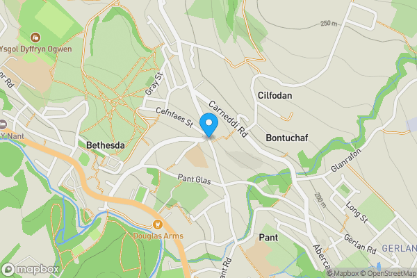 Map location for Ffrydlas Road, BANGOR, Gwynedd, LL57 3BH