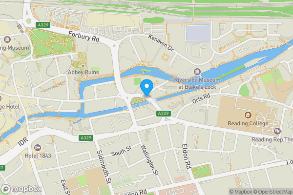 Map location for Kings Road, Reading, Berkshire, RG1 4AE
