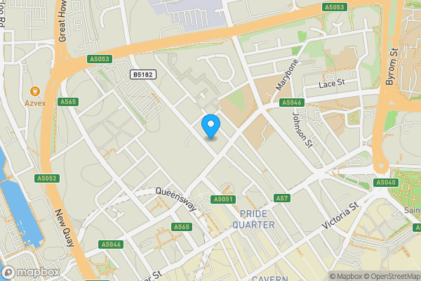 Map location for Flat 6 10-12 Pall Mall, Merseyside, L3 6AL