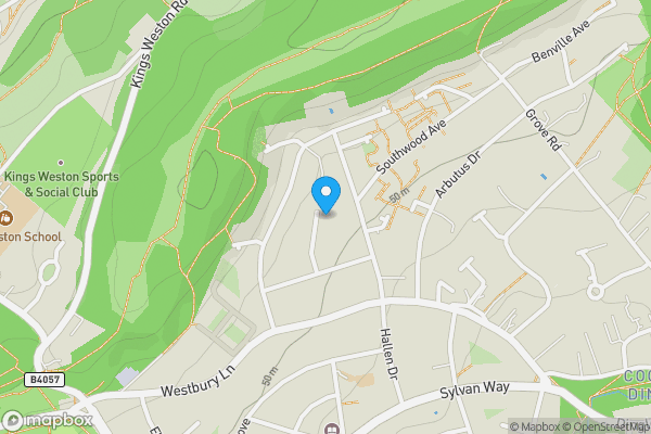 Map location for 14, Dentwood Grove, Coombe Dingle, BS9 2QH