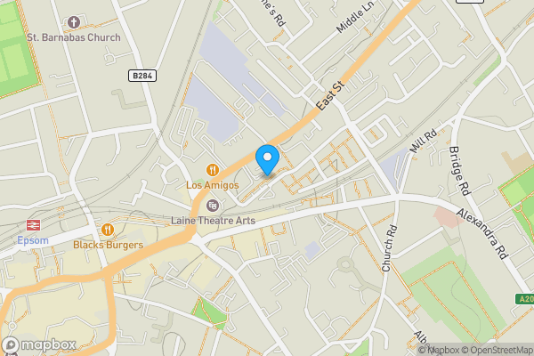 Map location for 22 Prospect Place, Epsom, Surrey, KT17 1JA