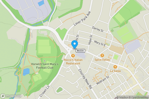 Map location for 82-92 Lee Lane, Horwich, Bolton, Lancashire BL6 7AE