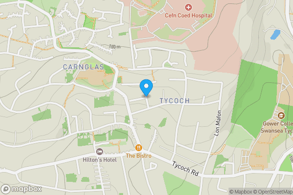 Map location for Brynmead Close, SWANSEA, SA2 9EY