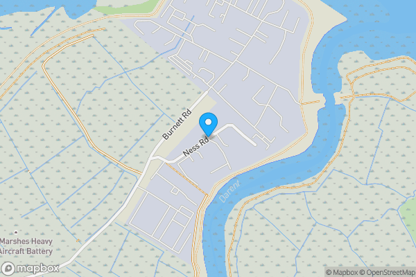 Map location for Land lying to the North West of Ness Road, Erith DA8 2LD