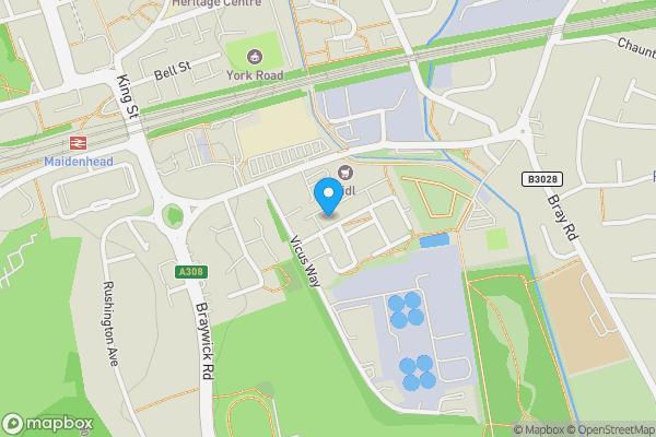 Map location for Dove House, Maidenhead, Berkshire, SL6 1GQ