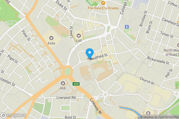 Map location for Westfield Street, ST. HELENS, Merseyside, WA10 1QA