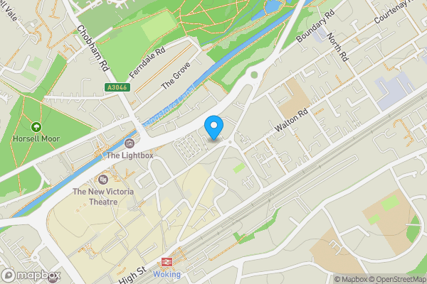 Map location for Flat 118 Enterprise Place, 175 Church Street East, Woking, Surrey, GU21 6AG