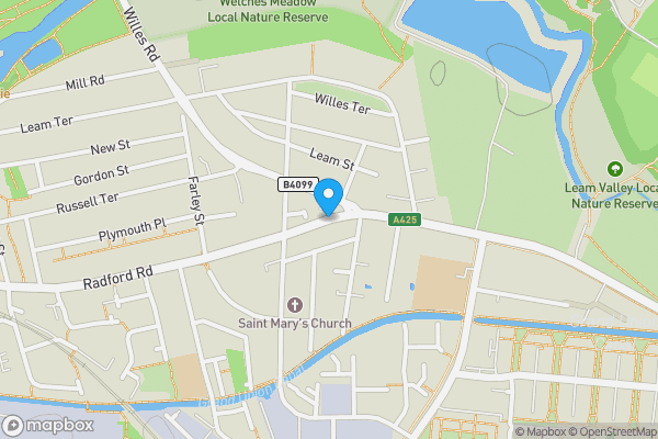 Map location for Radford Road, LEAMINGTON SPA, Warwickshire, CV31 1LX