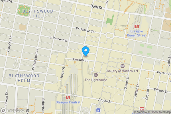 Map location for 12 Renfield Street, Suite 1 and 3, Glasgow City Centre, G2 5AL