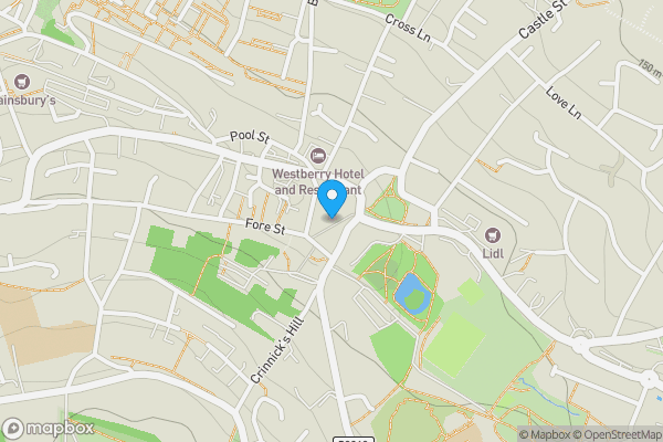 Map location for 13 Honey Street, Bodmin, Cornwall, PL31 2DL PL31 2DL