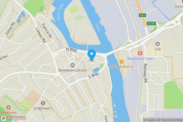 Map location for 2-4 Chapel Street, Newhaven, East Sussex, BN9 9PN