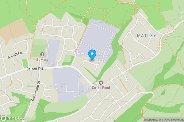 Map location for 5 Plots of Land, Hyde, Cheshire, SK14 4XL