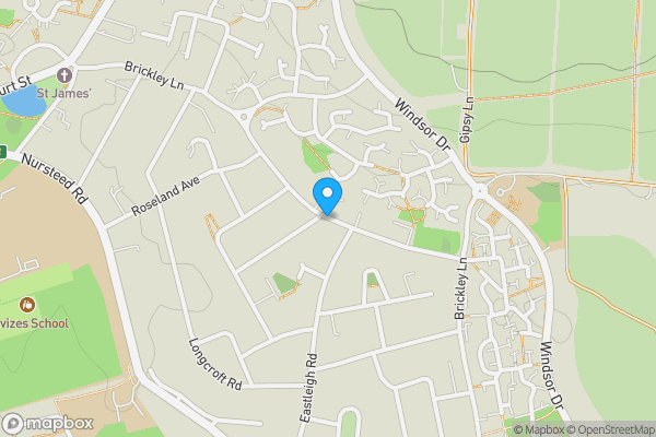 Map location for Brickley Lane, Devizes, Wiltshire, SN10 3BY