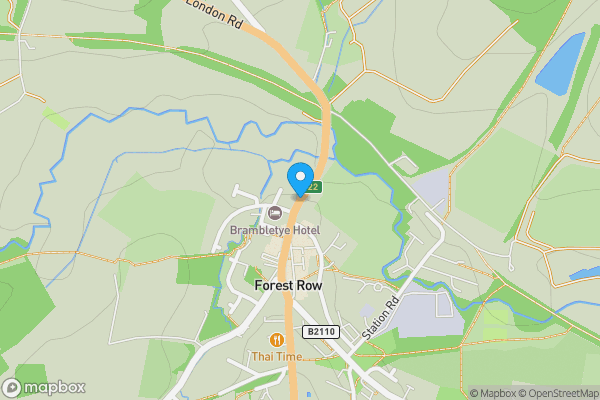 Map location for Greencroft, London Road, Forest Row, RH18 5EU