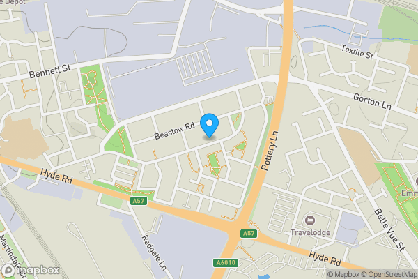 Map location for 83 Clowes Street, Manchester, Lancashire, M12 5FY