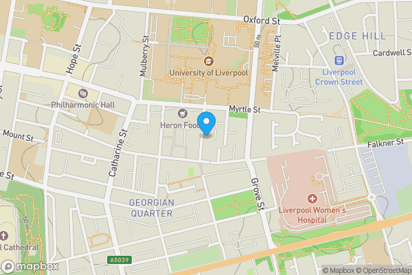 Map location for 163 Chatham Street, Liverpool