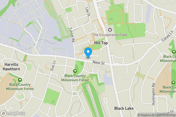 Map location for 19 New Street Hill Top, West Bromwich, West Midlands, B70 0HW