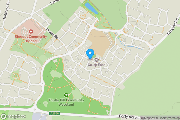 Map location for Land West Of Camellia Road, Minster on Sea, Sheerness, Kent, ME12 3FD