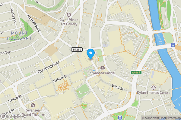 Map location for 310 Castle Lofts, City Centre, Swansea, SA1 1JG