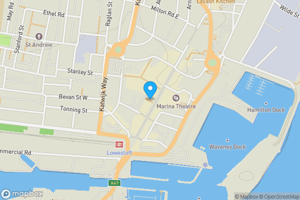 Map location for 77-79 London Road North Lowestoft Suffolk NR32 1LS