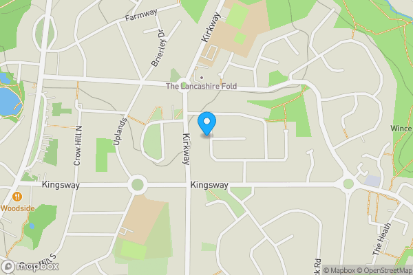 Map location for 16 Orme Avenue, Alkrington, Middleton, M24 1ES