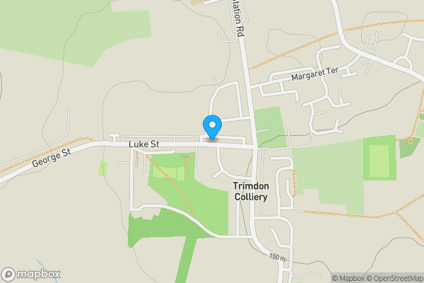 Map location for 23 Rodwell Street, Trimdon Station, TS29 6DL