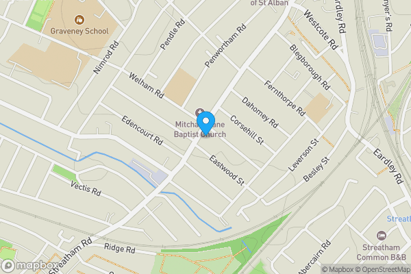 Map location for 217 Mitcham Lane, Streatham, London SW16 6PS