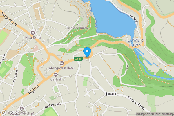 Map location for Main Street, Fishguard, SA65 9HJ