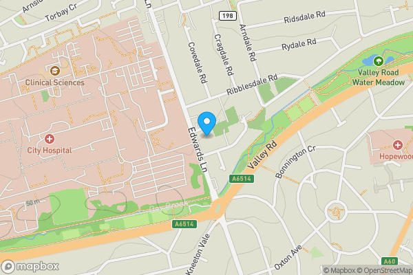 Map location for 136, Nottingham, Nottinghamshire, NG5 3HU