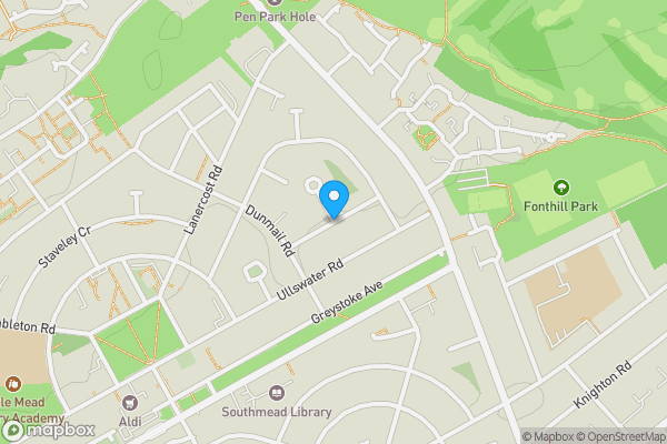 Map location for Ennerdale Road, Bristol, BS10 6EL