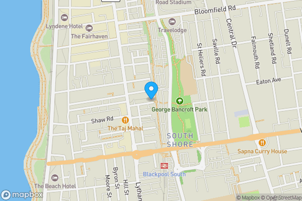 Map location for 14 Ball Street, Blackpool, FY1 6HL