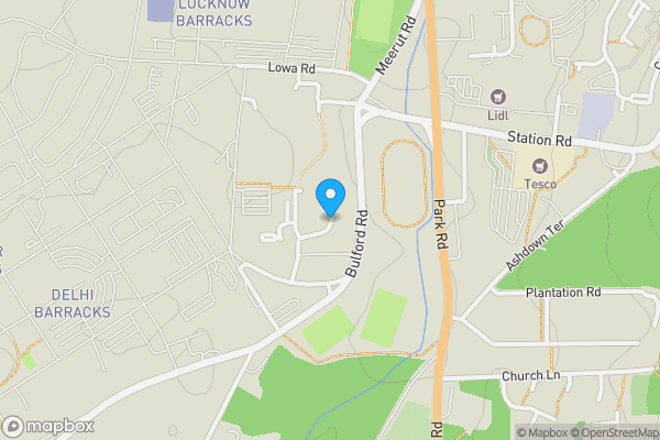 Map location for 5 Garages at, Lady Godley Close, Tidworth, SP9 7RY