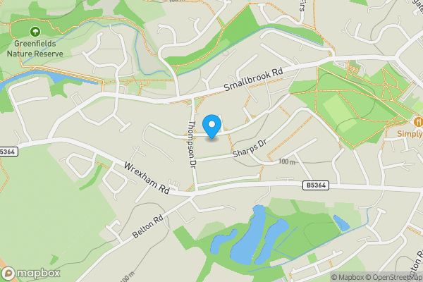 Map location for 12, Caldecott Crescent, Whitchurch, SY13 1JN