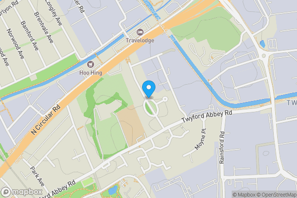 Map location for Iveagh Avenue, London, NW10