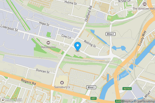 Map location for Apartment 8, Fusion 4, 12 Middlewood Street, Salford, M5