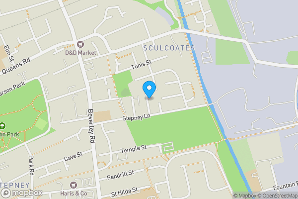 Map location for 18 Farringdon Street, Hull, East Yorkshire, HU5 1JA