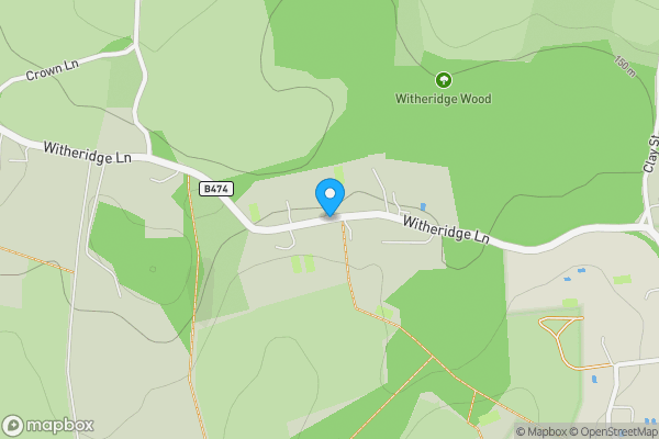 Map location for Witheridge Lane, Penn, High Wycombe HP10 8PQ