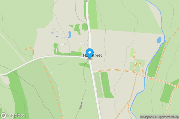 Map location for Plot 45 Quinbury Farm, Hay Street, Ware, Hertfordshire, SG11 2RE