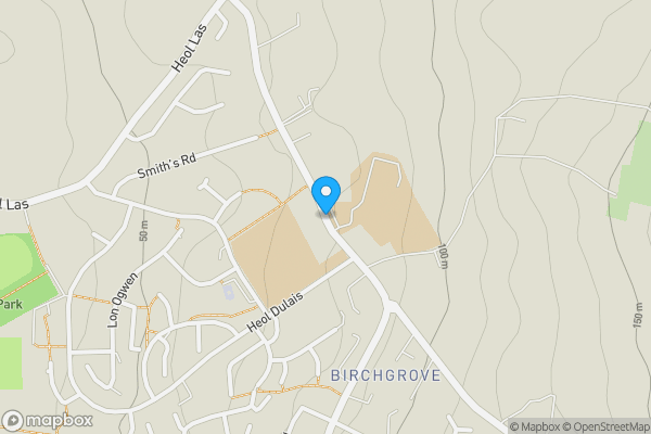 Map location for Birchgrove Road, Birchgrove, Swansea, West Glamorgan, SA7 9NA