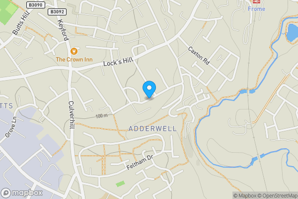 Map location for Foster Road, Frome, BA11