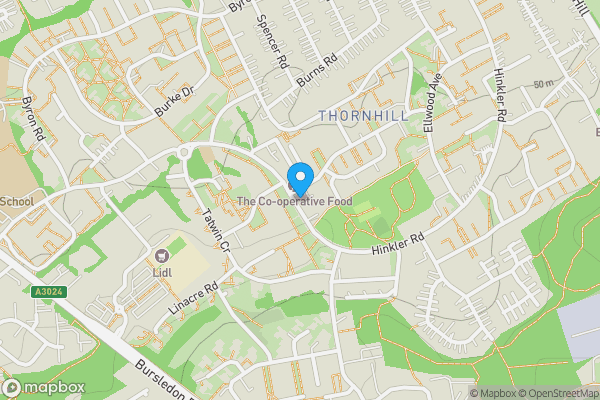 Map location for 316 Hinkler Road, Southampton, Hampshire, SO19 6DF